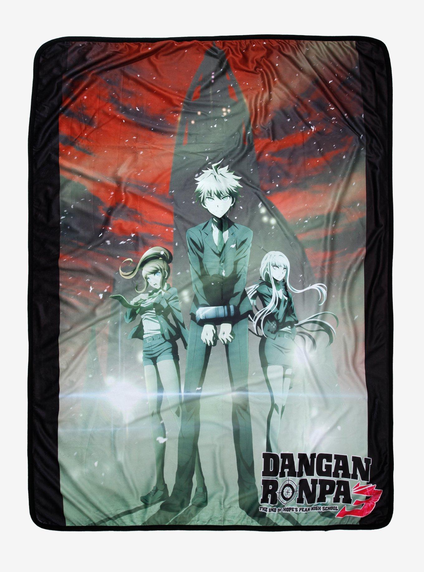 Danganronpa 3: The End Of Hope's Peak High School Poster Throw Blanket, , hi-res