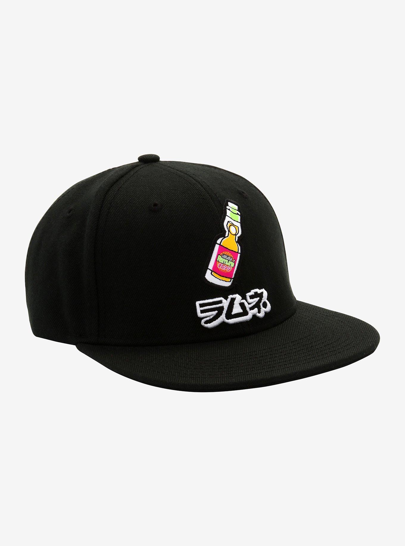 Ramune Black Snapback Hat Hot Topic