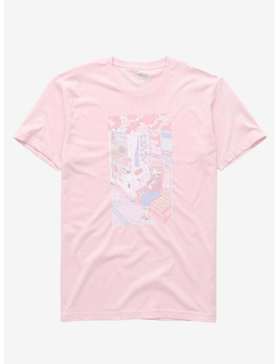 Vapor95 Cherry Blossom Rain T-Shirt, MULTI, hi-res