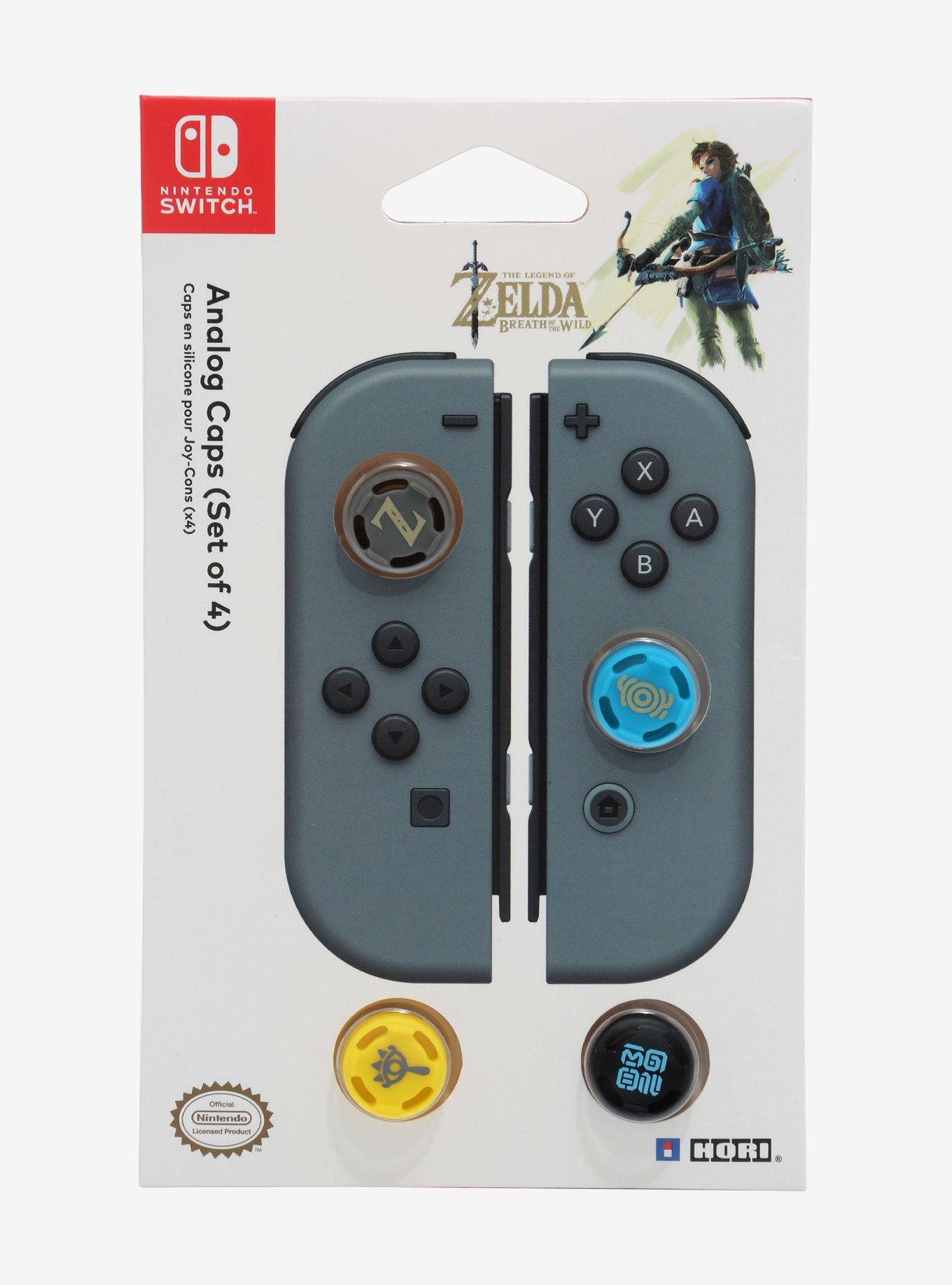 The Legend Of Zelda: Breath Of The Wild Nintendo Switch Analog Caps 4 Pack