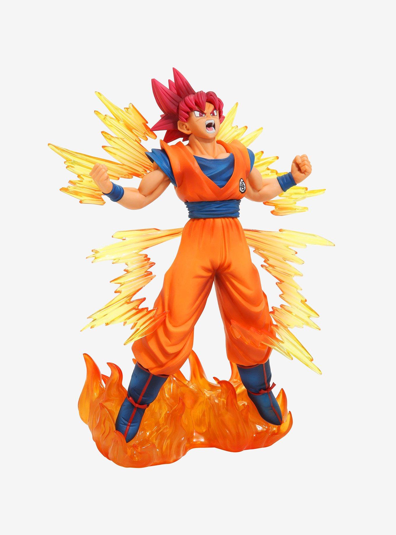 Boneco Dragon Ball Super Goku Super Sayajin God - Bandai - Bandai