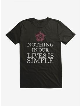 Plus Size Supernatural Nothing In Our Lives Is Simple T-Shirt, , hi-res