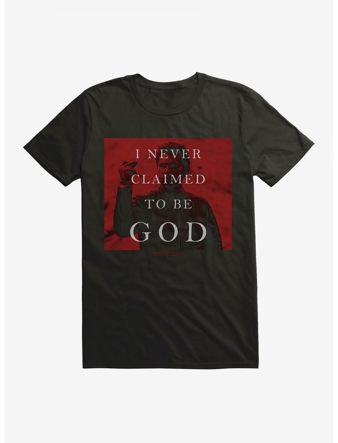 Supernatural I Never Claimed To Be God T-Shirt, BLACK, hi-res