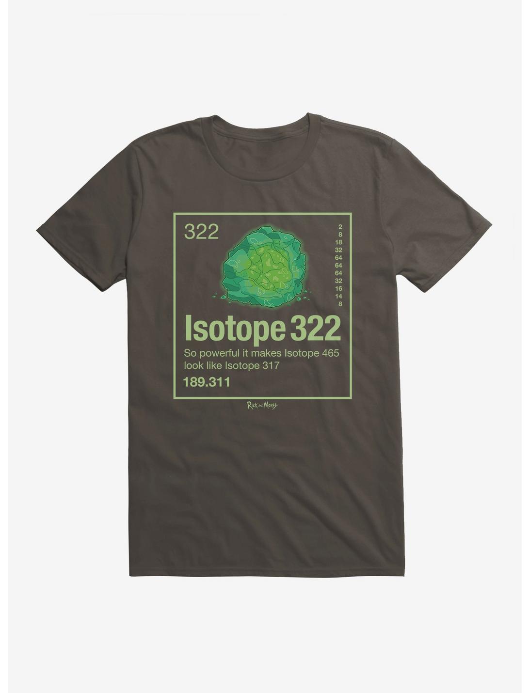 Rick And Morty Isotope 322 T-Shirt, SMOKE, hi-res