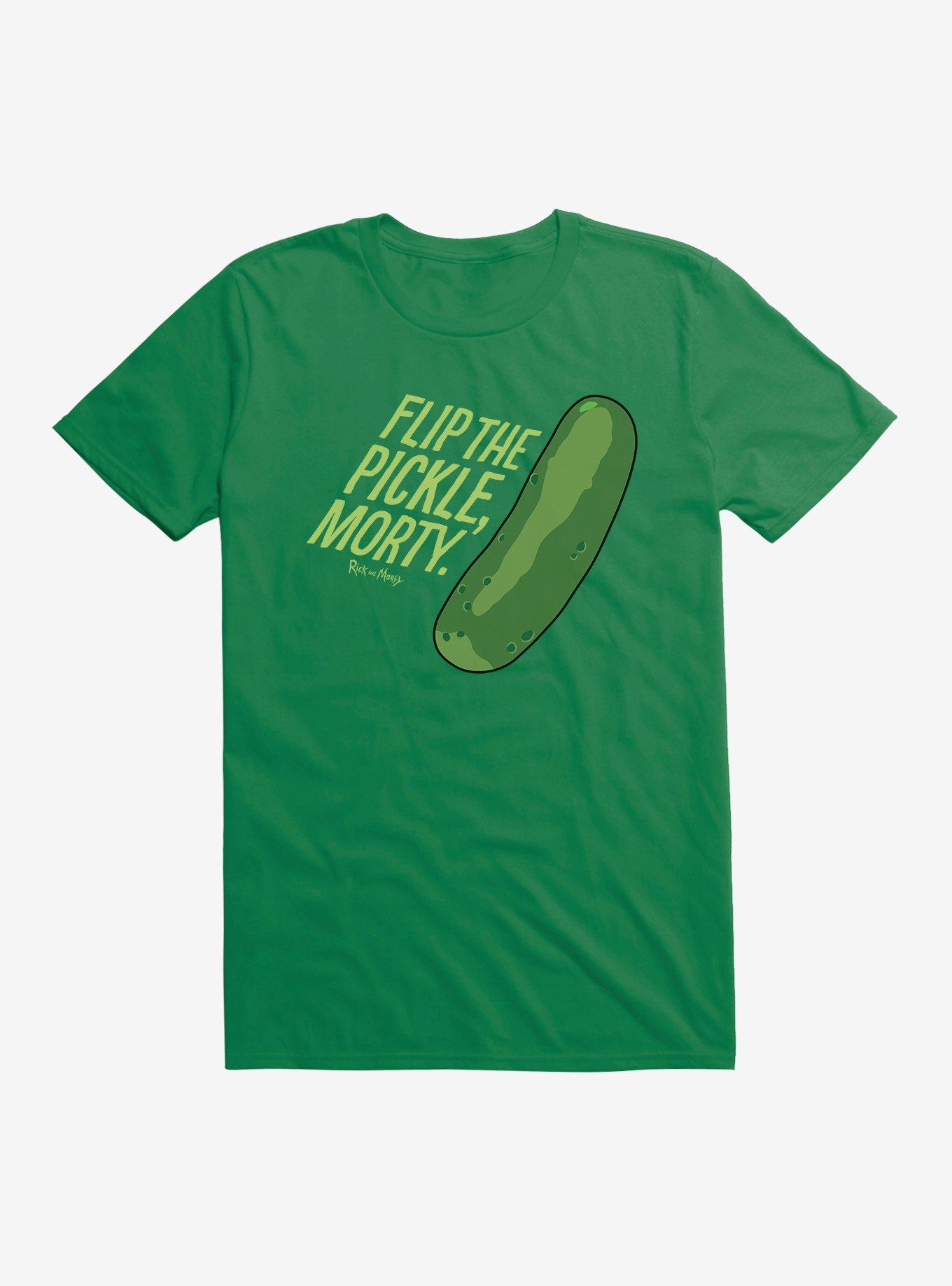 Rick And Morty Flip The Pickle, Morty T-Shirt, , hi-res