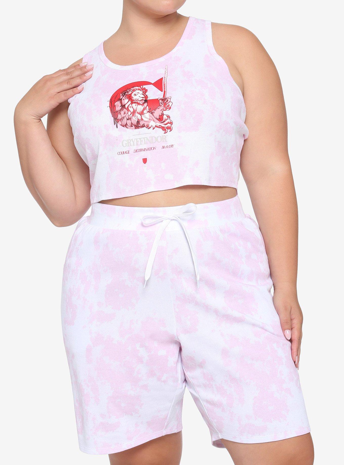 Harry Potter Gryffindor Tie-Dye Girls Lounge Set Plus Size, MULTI, hi-res