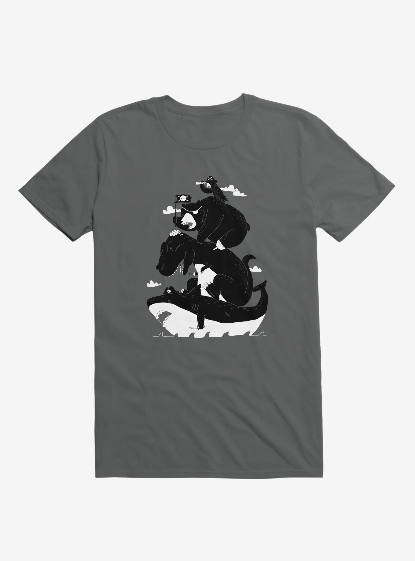 Best Pirates Asphalt Grey T-Shirt, ASPHALT, hi-res