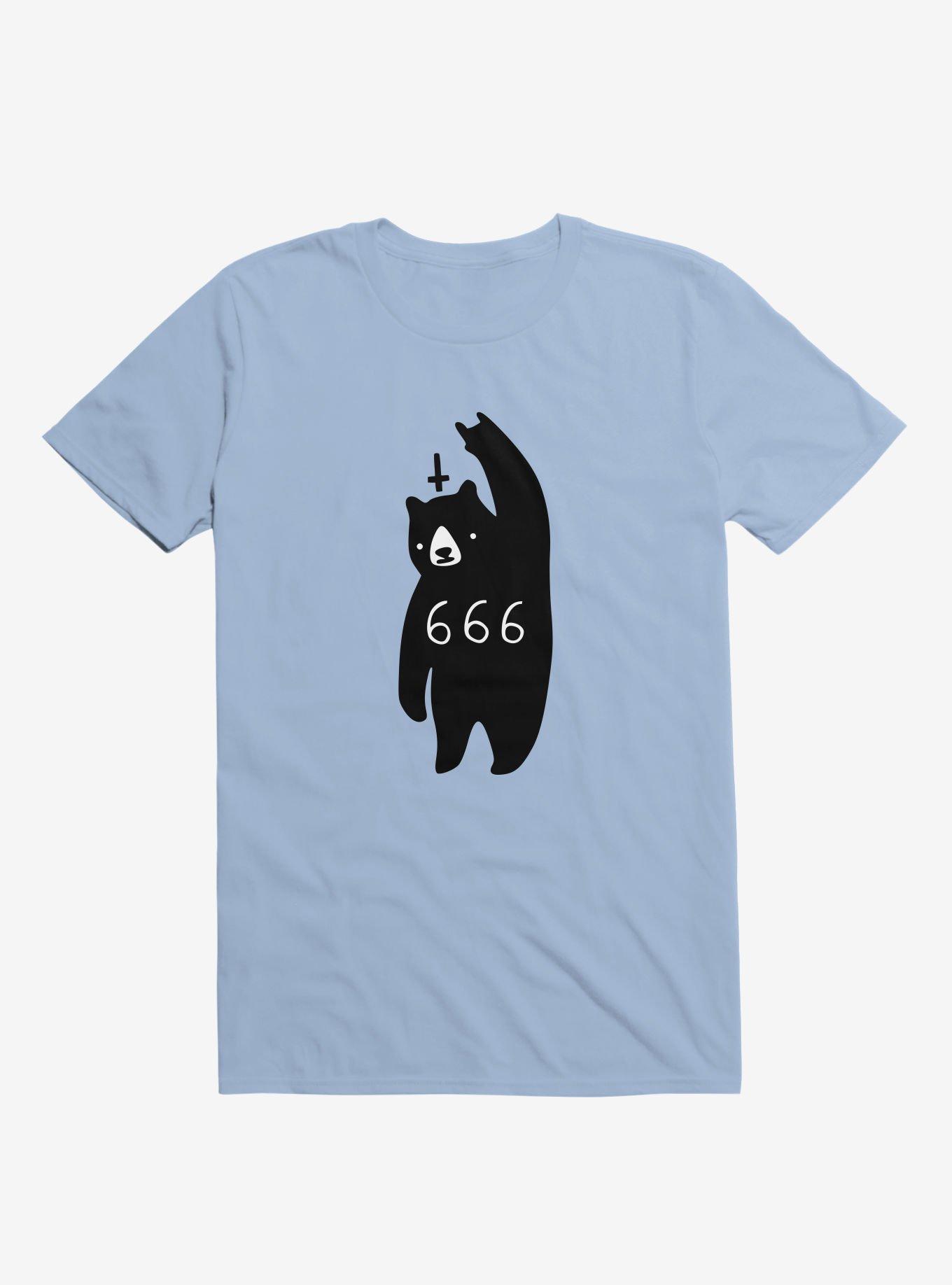 Black Bear Light Blue T-Shirt, , hi-res