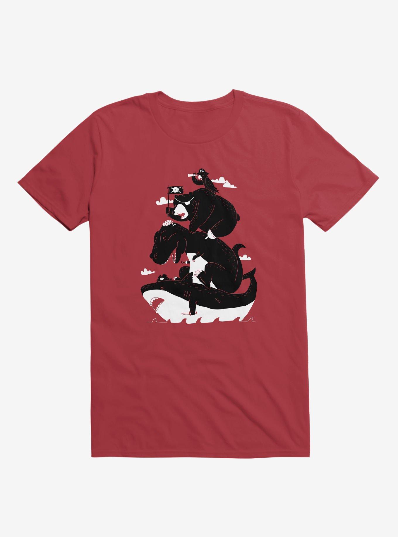 Best Pirates Red T-Shirt, , hi-res