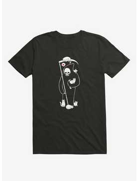 Death Is A Cat Person Black T-Shirt, , hi-res