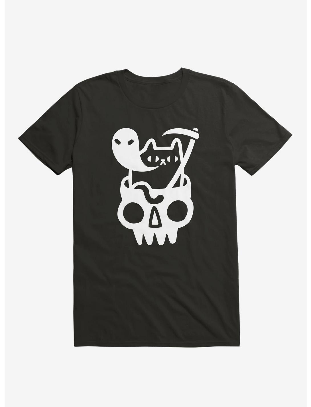 Doom Cat Black T-Shirt, BLACK, hi-res