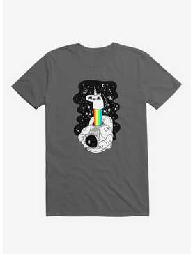 See You In Space! Unicorn Astronaut Asphalt Grey T-Shirt, , hi-res