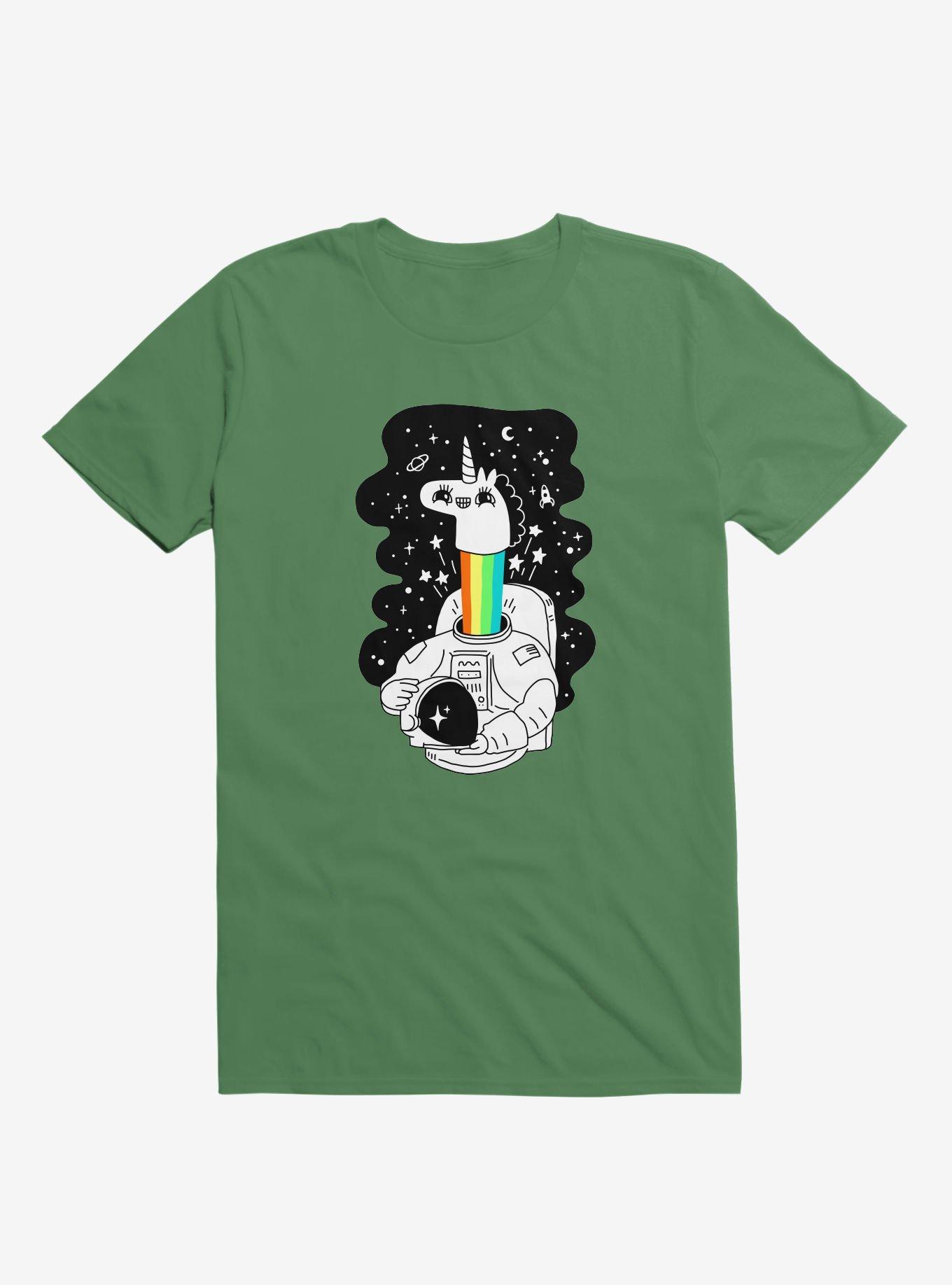 See You In Space! Unicorn Astronaut Kelly Green T-Shirt, , hi-res