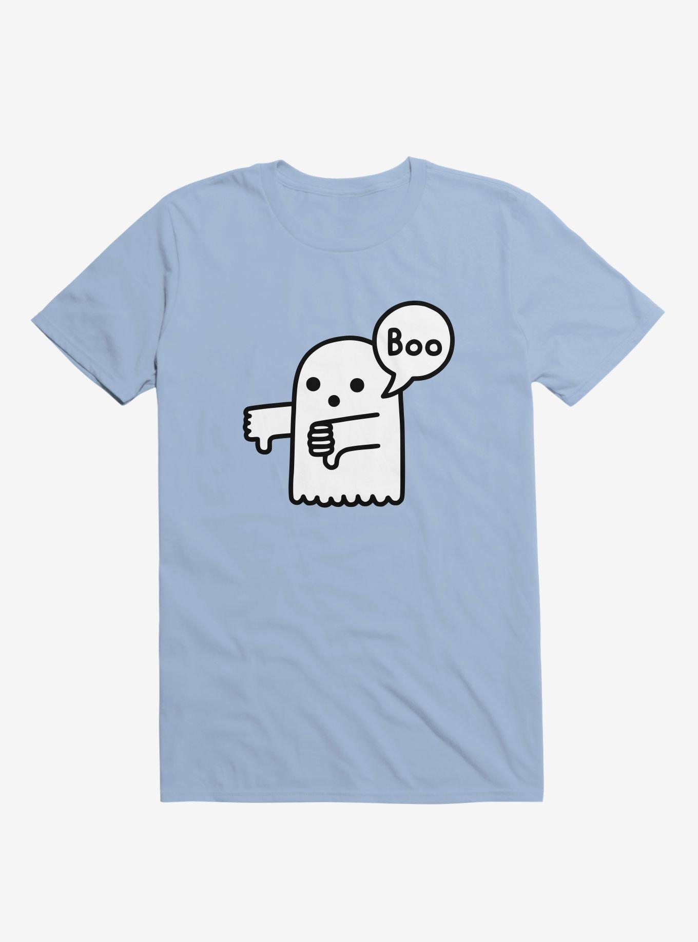 Ghost Of Disapproval Light Blue T-Shirt, , hi-res