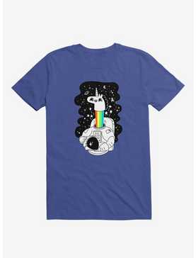 See You In Space! Unicorn Astronaut Royal Blue T-Shirt, , hi-res