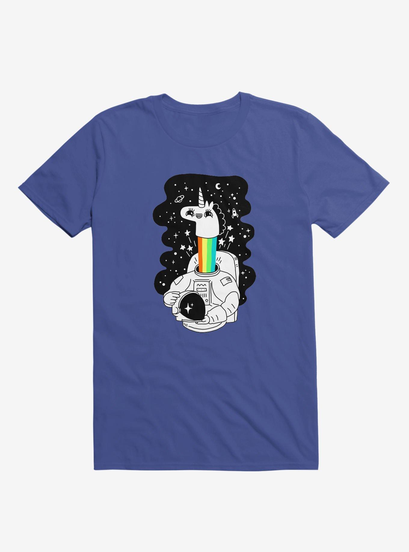 See You In Space! Unicorn Astronaut Royal Blue T-Shirt, ROYAL, hi-res