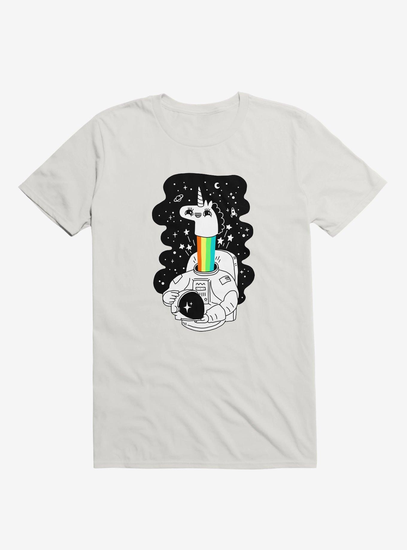 See You In Space! Unicorn Astronaut White T-Shirt, WHITE, hi-res