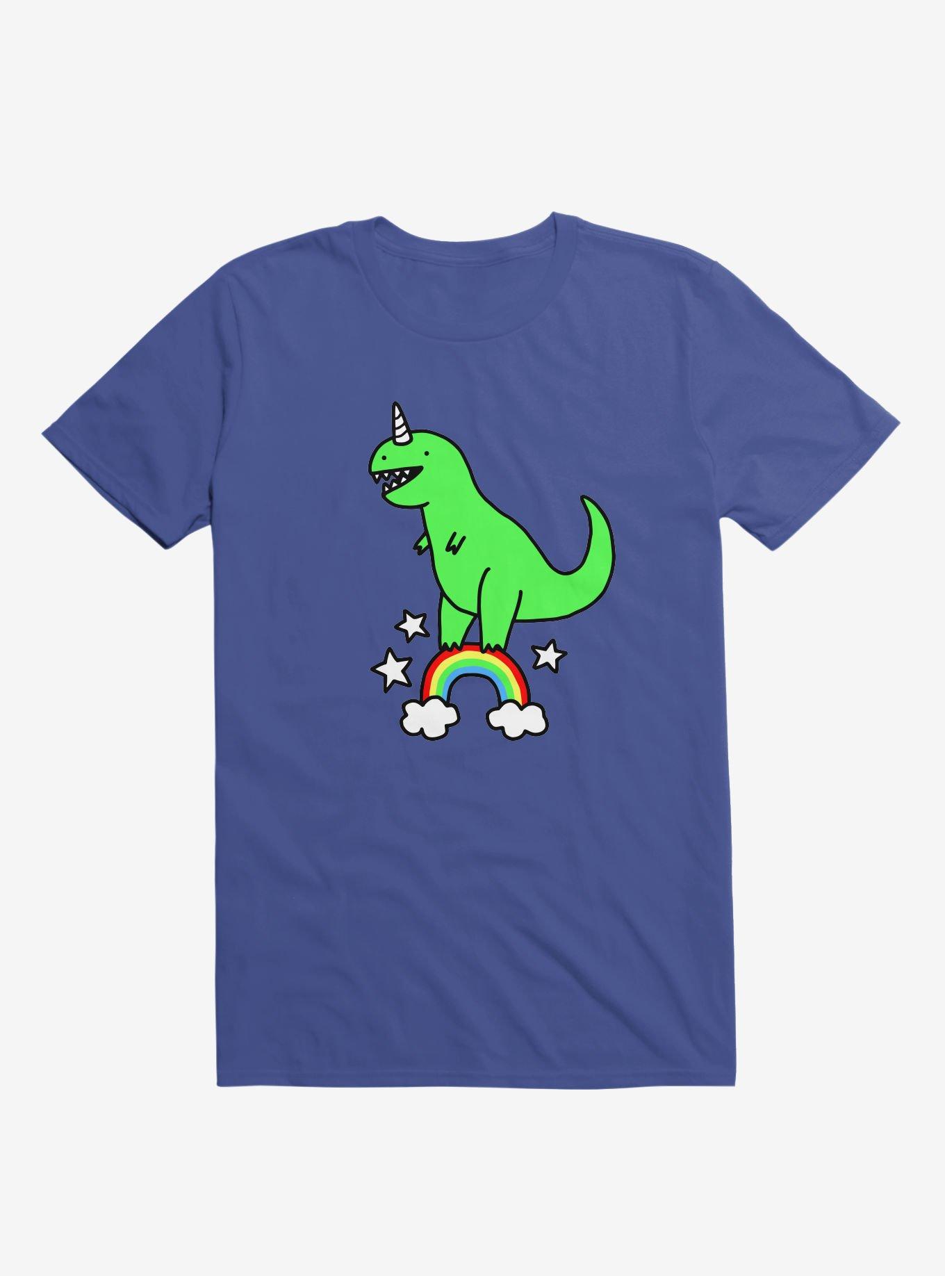 T-Rexicorn Royal Blue T-Shirt, , hi-res