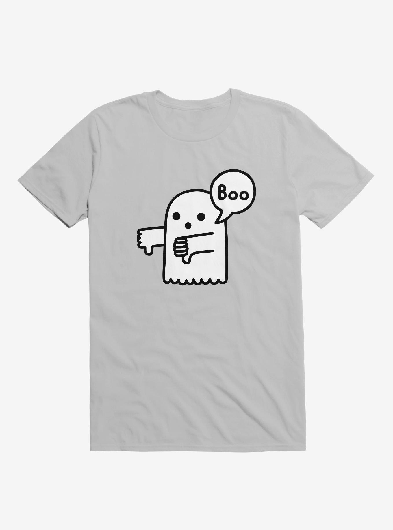 Ghost Of Disapproval Silver T-Shirt, SILVER, hi-res