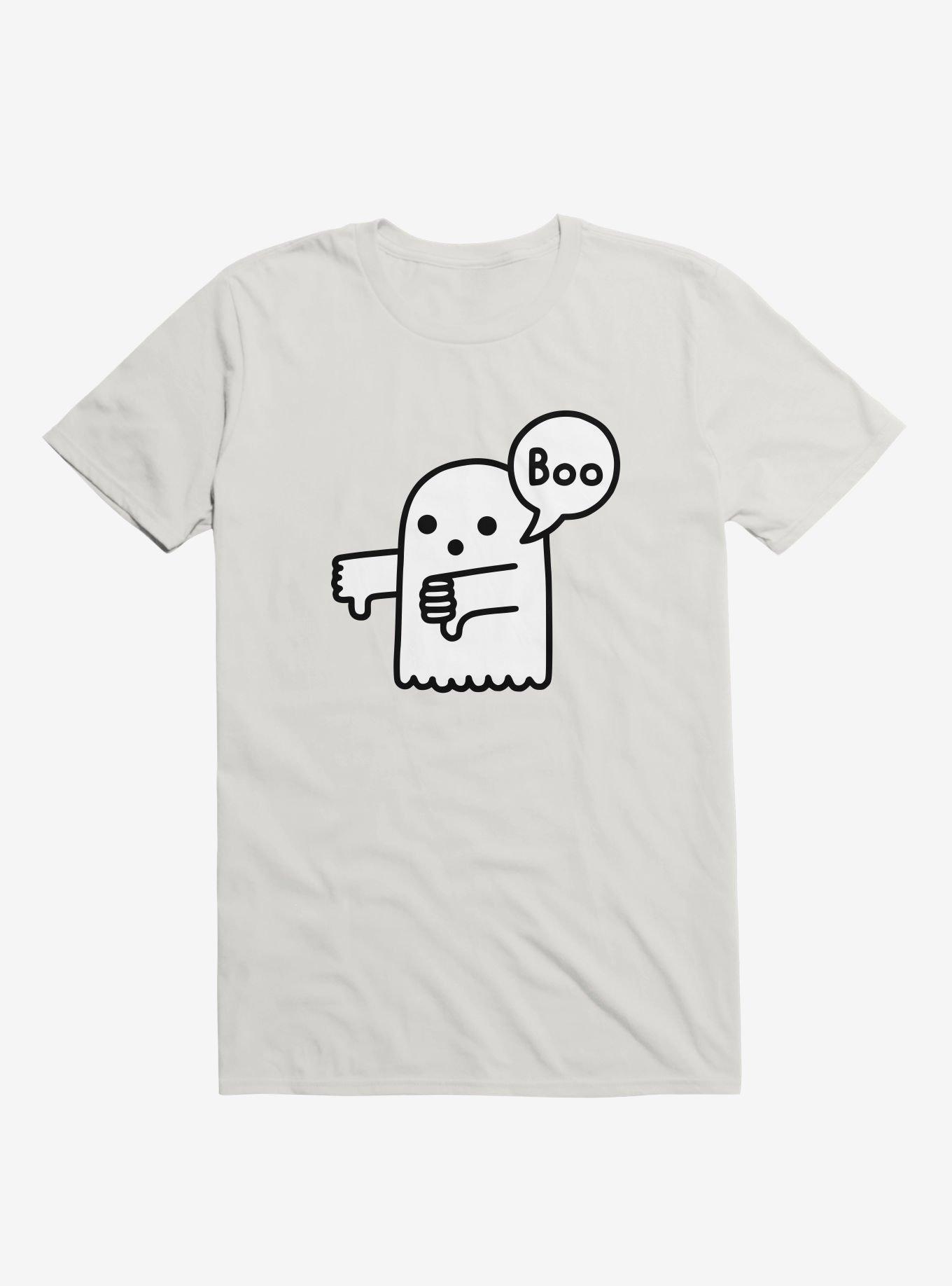 Ghost Of Disapproval White T-Shirt, WHITE, hi-res