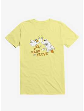 High Flyve Rocket And Bird Yellow T-Shirt, , hi-res