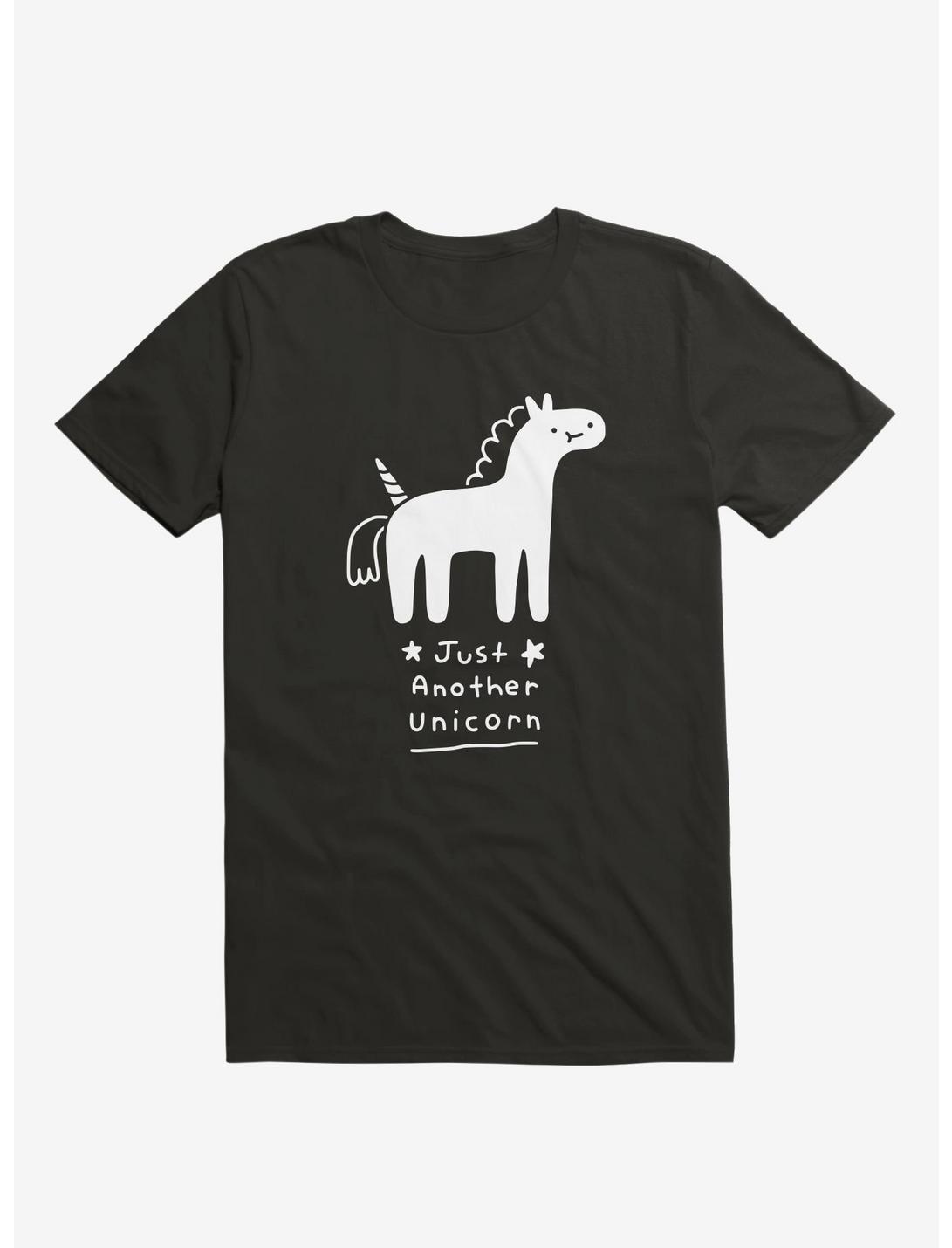Just Another Unicorn Black T-Shirt, BLACK, hi-res