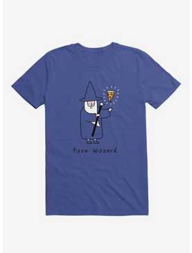Pizza Wizard Royal Blue T-Shirt, , hi-res