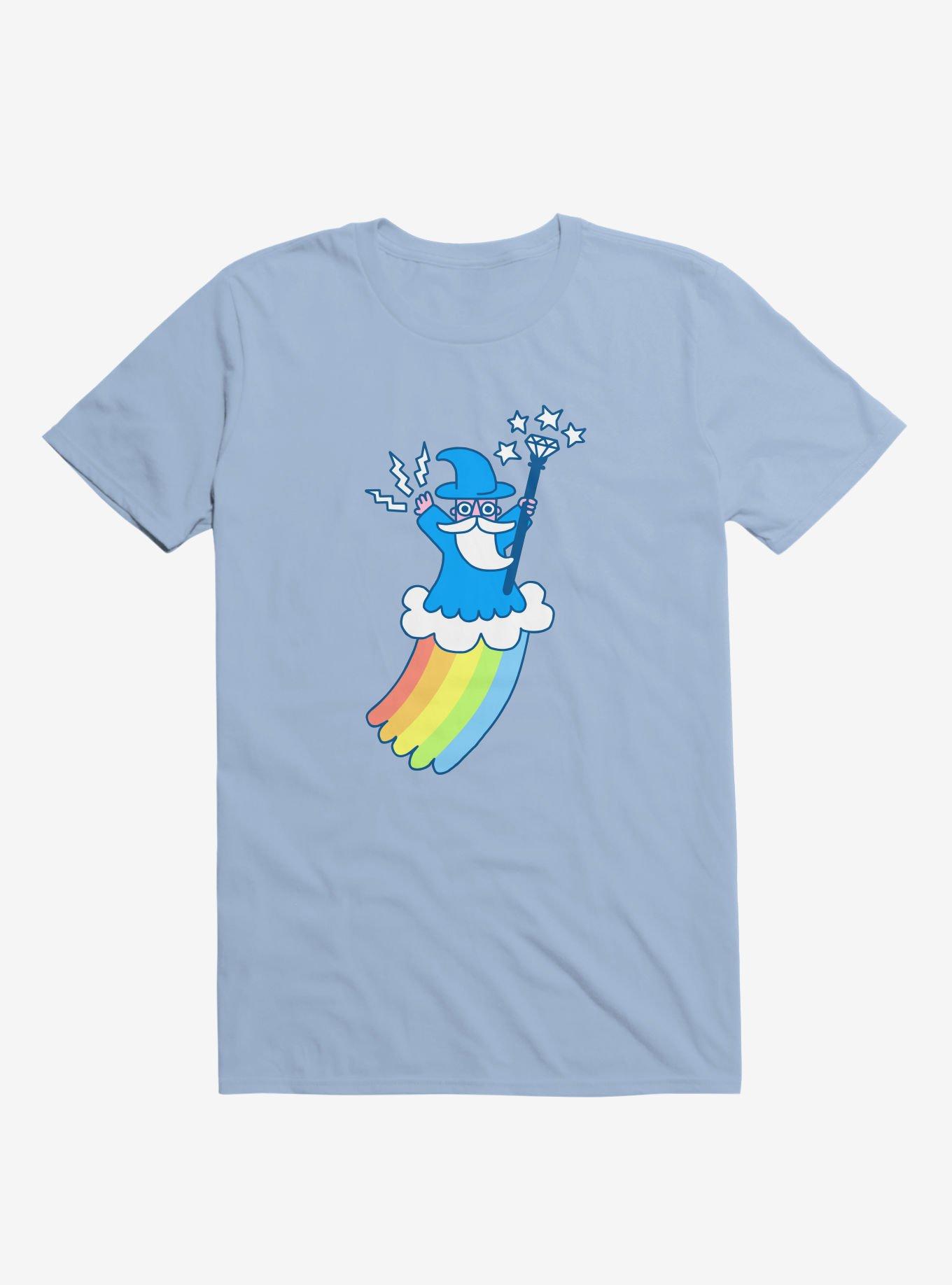 Rainbow Wizard Light Blue T-Shirt, , hi-res