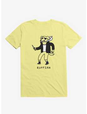 Ruffian Dog Yellow T-Shirt, , hi-res