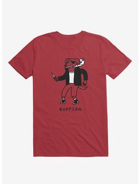 Ruffian Dog Red T-Shirt, , hi-res