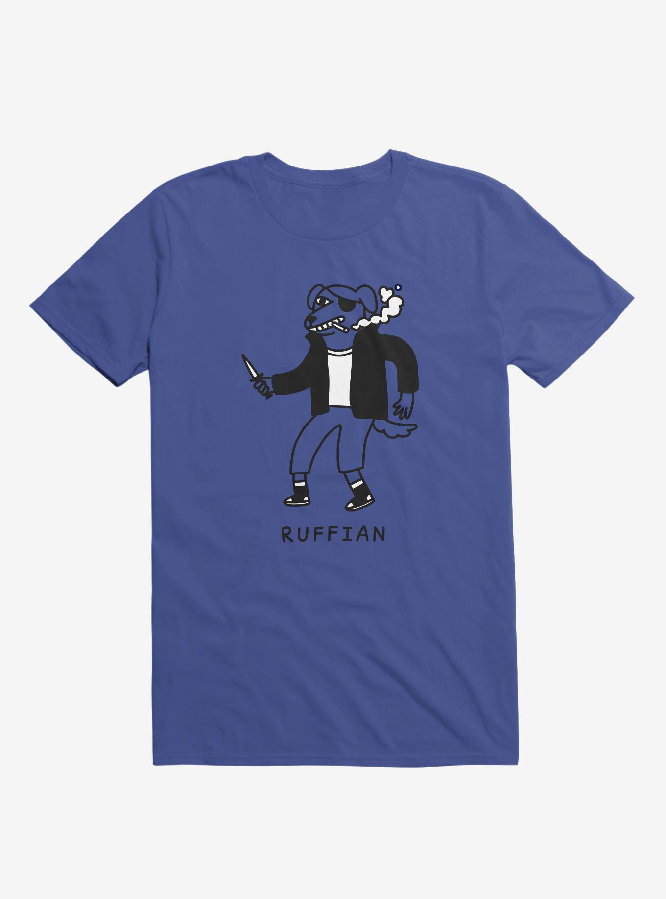 Ruffian Dog Royal Blue T-Shirt, , hi-res