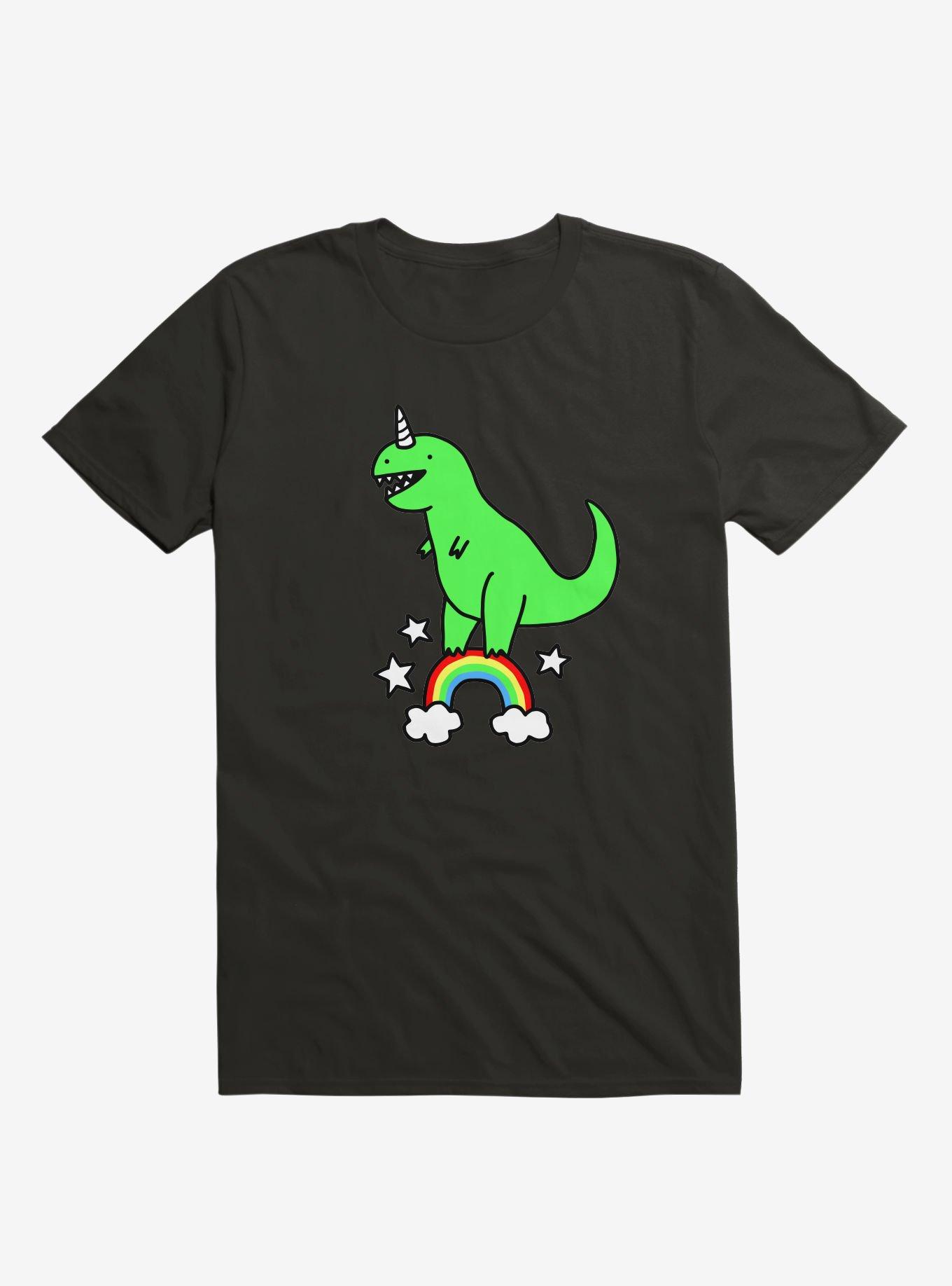 T-Rexicorn Black T-Shirt, BLACK, hi-res