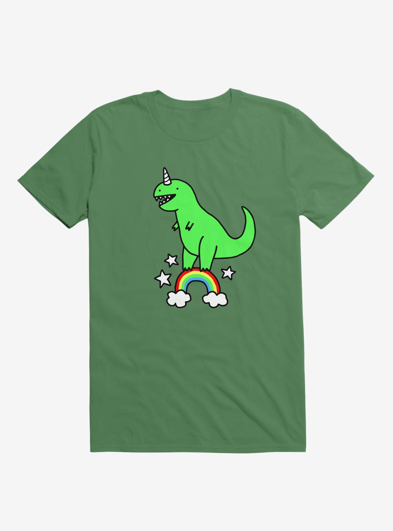 T-Rexicorn Kelly Green T-Shirt, , hi-res