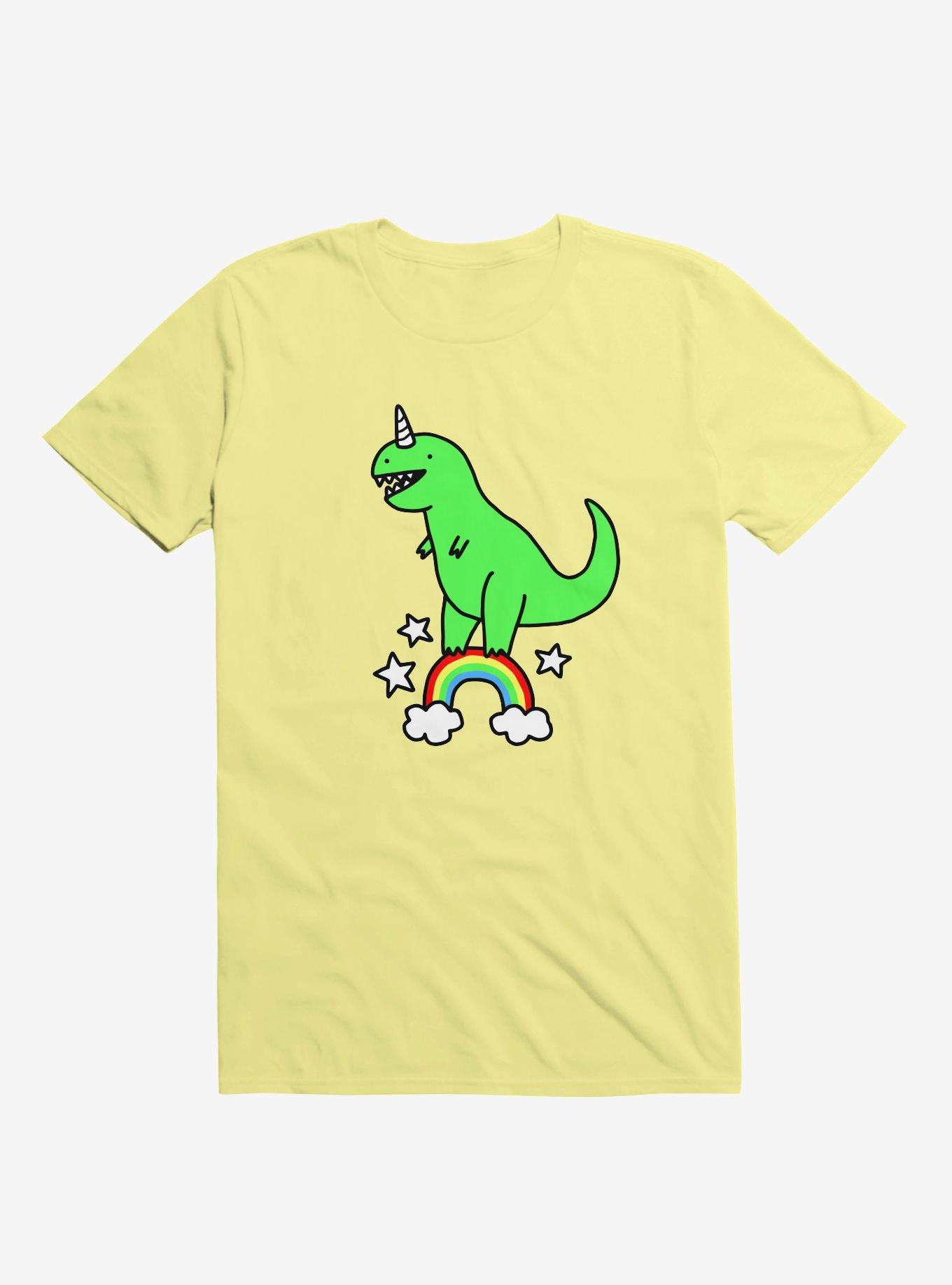 T-Rexicorn Yellow T-Shirt, , hi-res