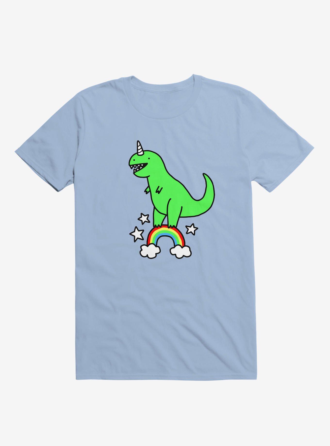 T-Rexicorn Light Blue T-Shirt, LIGHT BLUE, hi-res