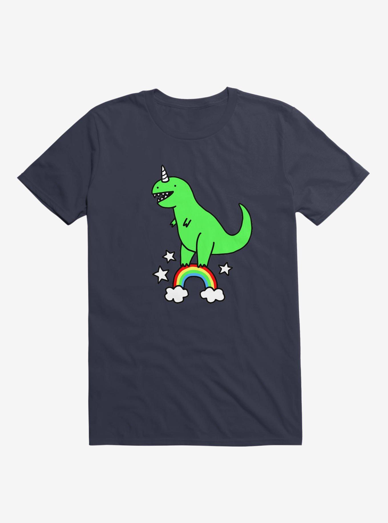 T-Rexicorn Navy Blue T-Shirt, NAVY, hi-res