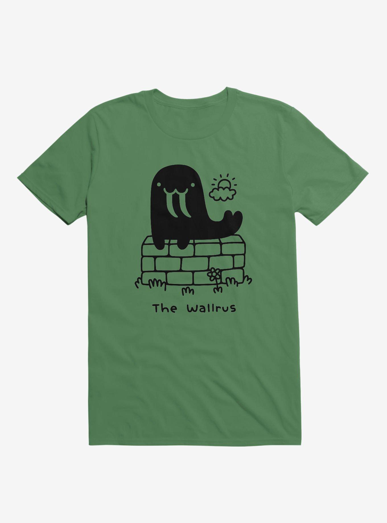 The Wallrus Kelly Green T-Shirt, KELLY GREEN, hi-res