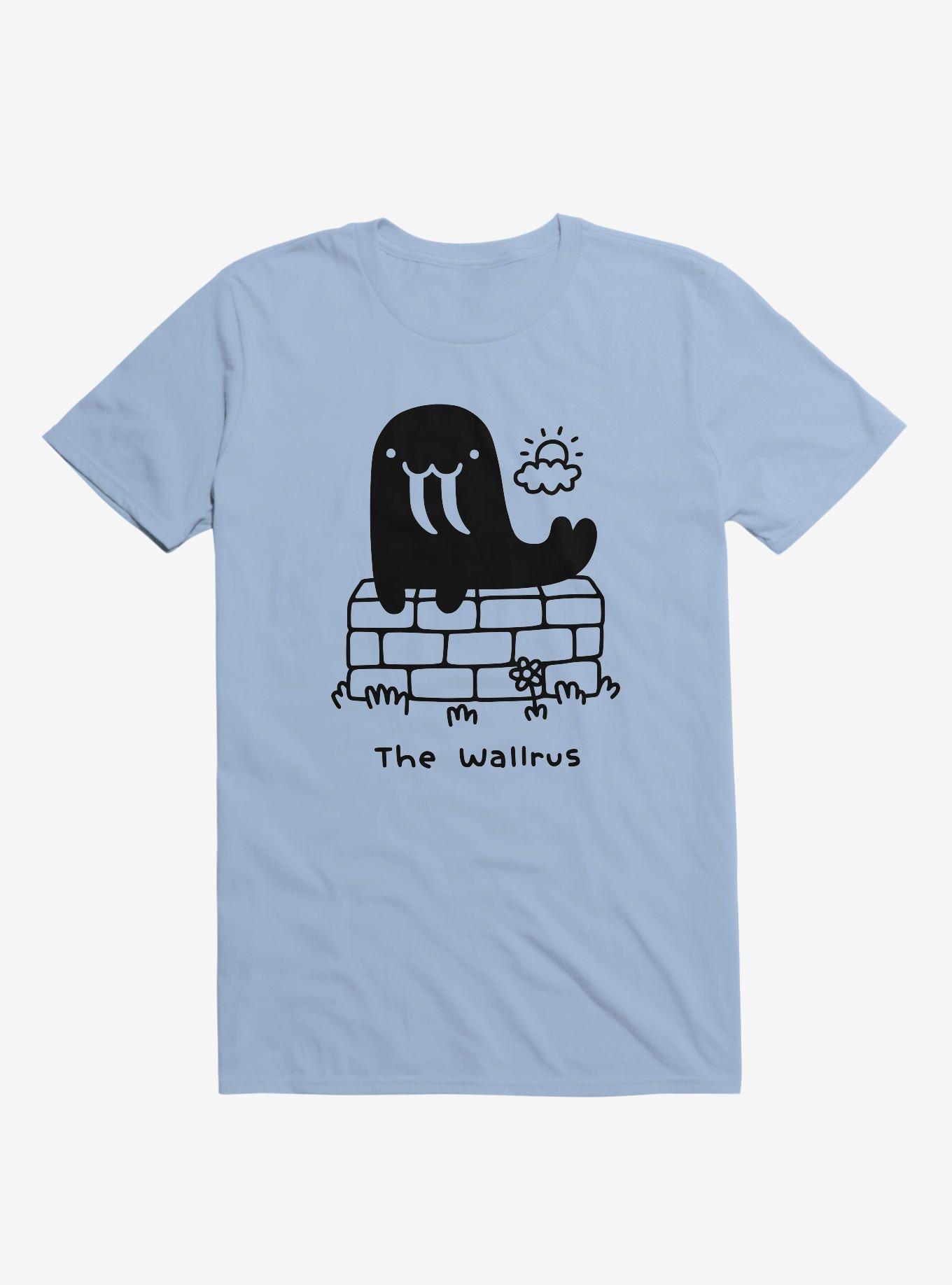 The Wallrus Light Blue T-Shirt, LIGHT BLUE, hi-res