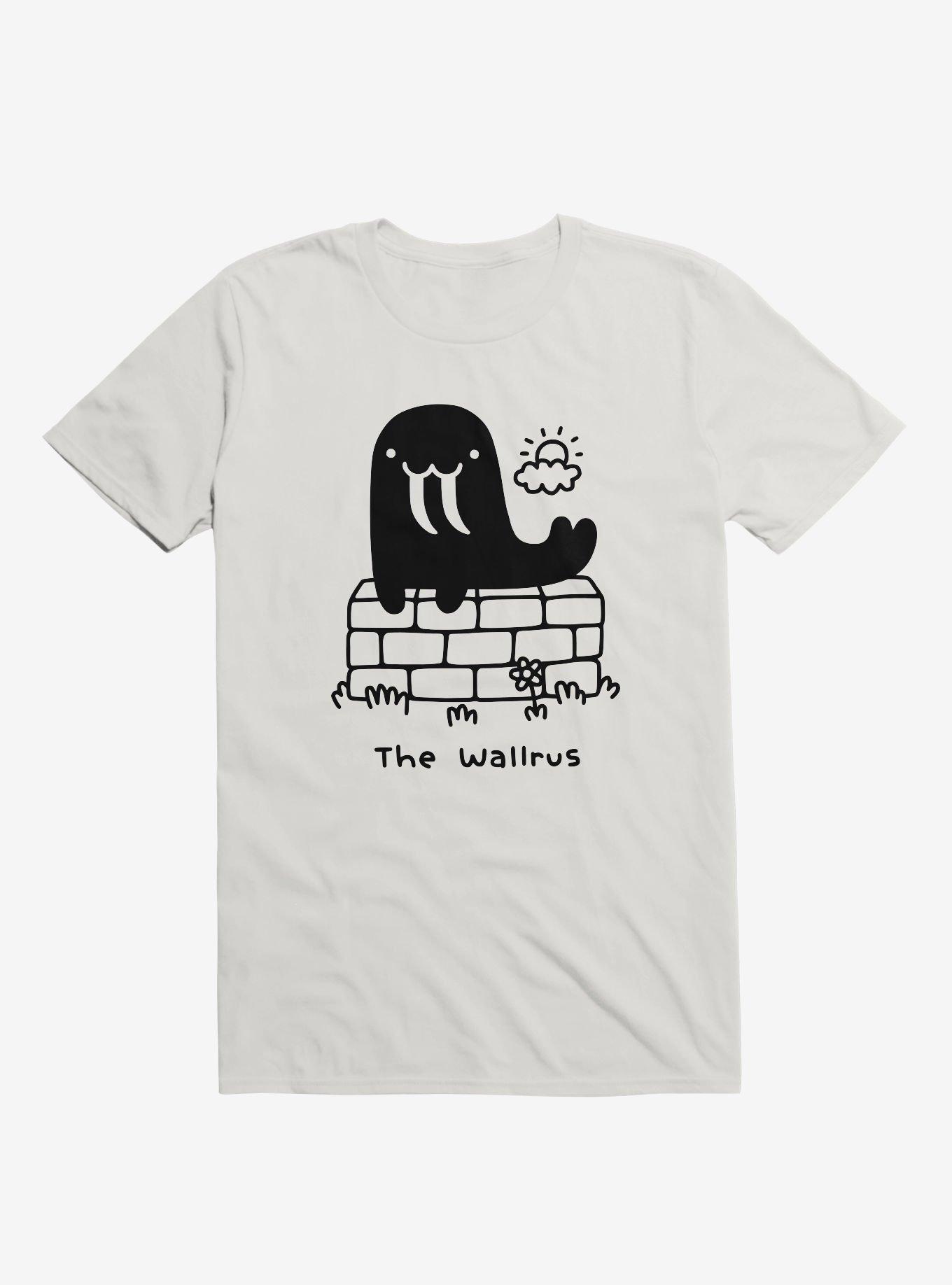 The Wallrus White T-Shirt, WHITE, hi-res