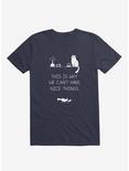 This Is Why We Can't Have Nice Things Cat Navy Blue T-Shirt, NAVY, hi-res