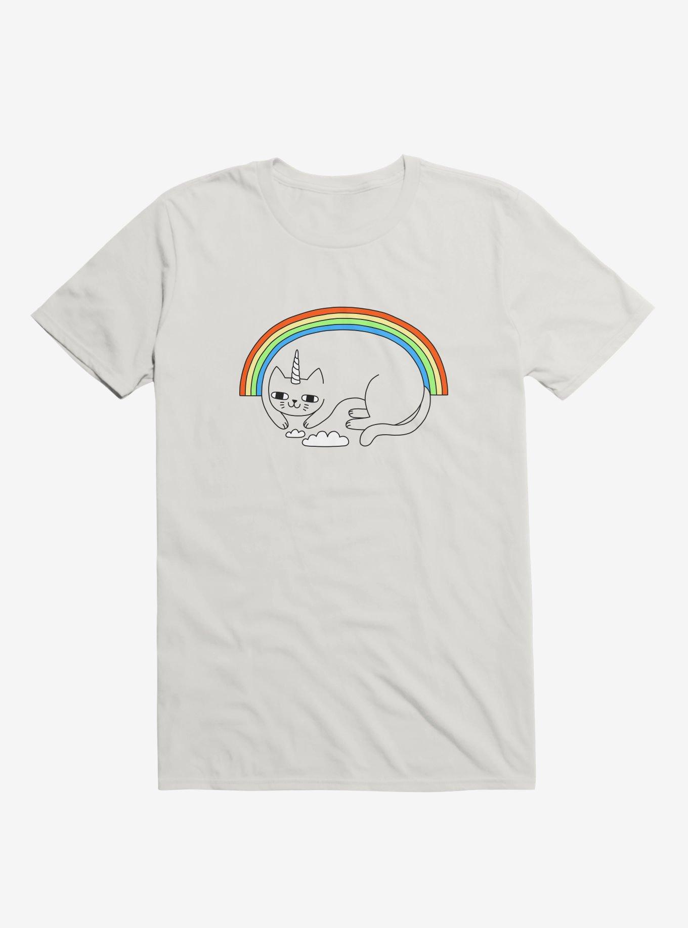 Unicat Unicorn Cat White T-Shirt