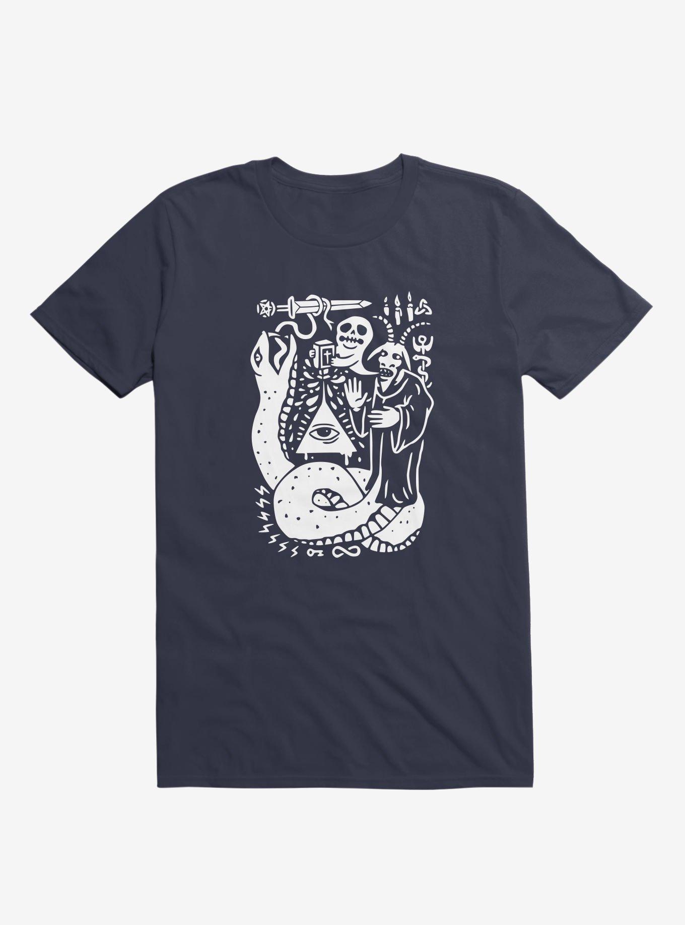 Yo Cult Navy Blue T-Shirt, , hi-res