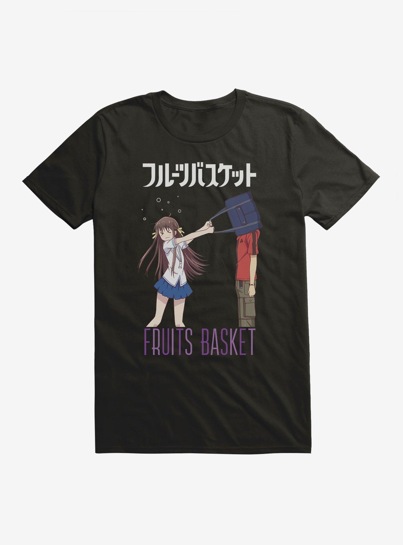 Fruits Basket Tohru Swinging Bag T-Shirt, BLACK, hi-res