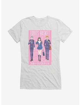 Fruits Basket School Uniform Trio Girls T-Shirt, WHITE, hi-res