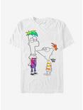 Disney Phineas And Ferb Boys Of Tie Dye T-Shirt, WHITE, hi-res