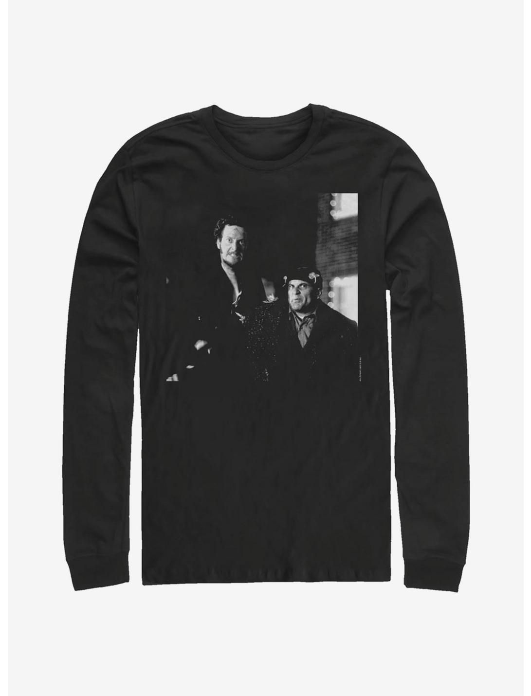 Home Alone Harry And Marv Photo Long-Sleeve T-Shirt, BLACK, hi-res