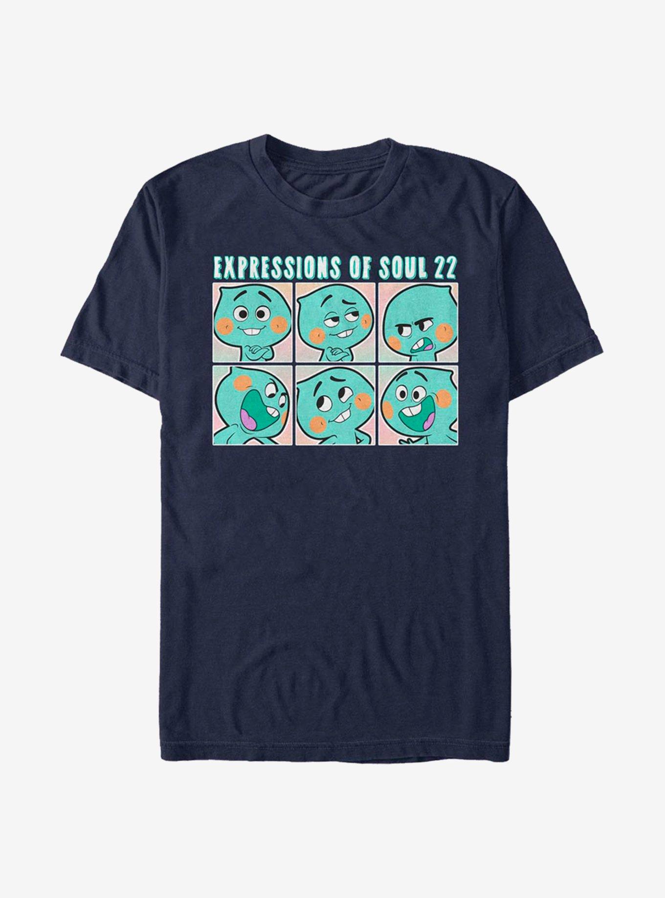 Disney Pixar Soul Expressions Of Soul 22 T-Shirt, NAVY, hi-res