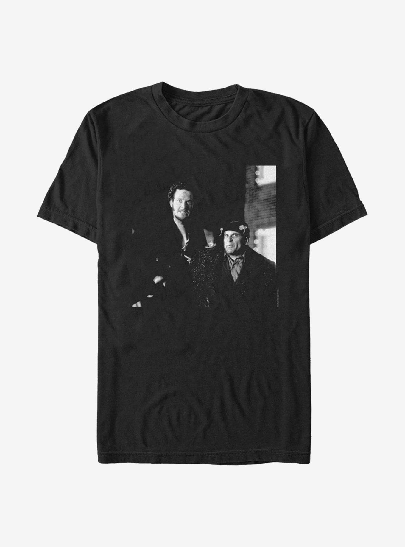 Home Alone Harry And Marv Photo T-Shirt, BLACK, hi-res