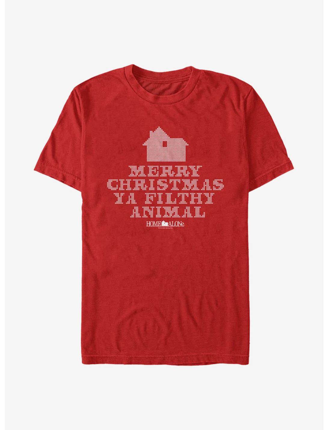 Home Alone Merry Christmas Ya Filthy Animal T-Shirt, RED, hi-res