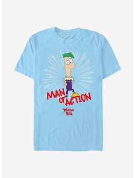 Disney Phineas And Ferb Man Of Action T-Shirt, , hi-res